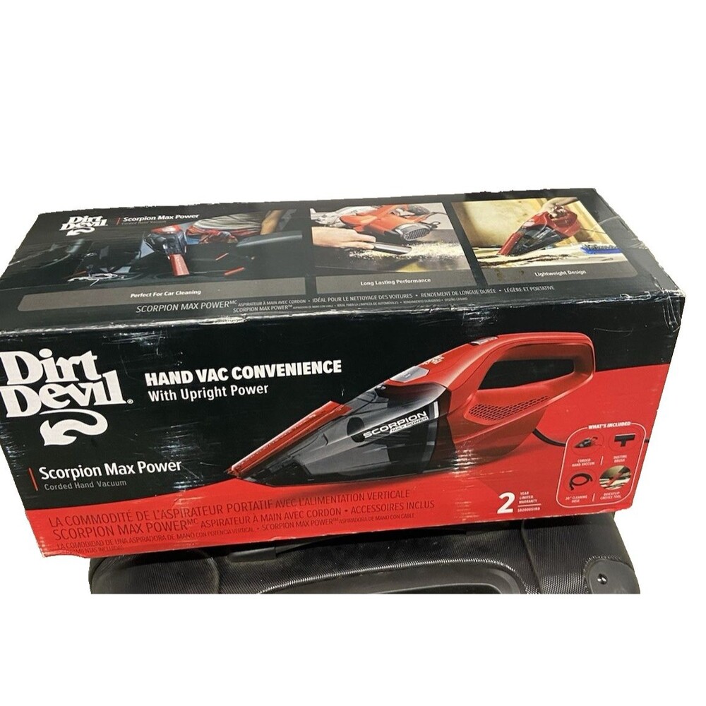 Dirt Devil 16V Cord Operated Handheld Scorpion Max Power Pets